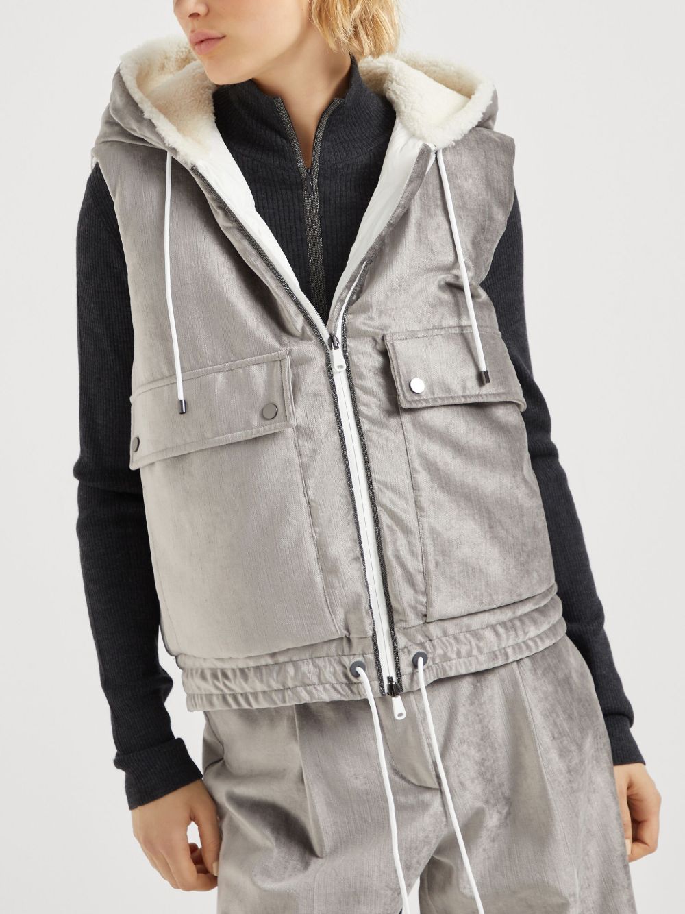 Where to buy discounted products Brunello Cucinelli padded vest Women