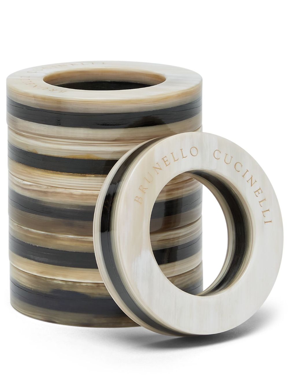 Find the best buy Brunello Cucinelli logo-engraved napkin rings (set of six) Men