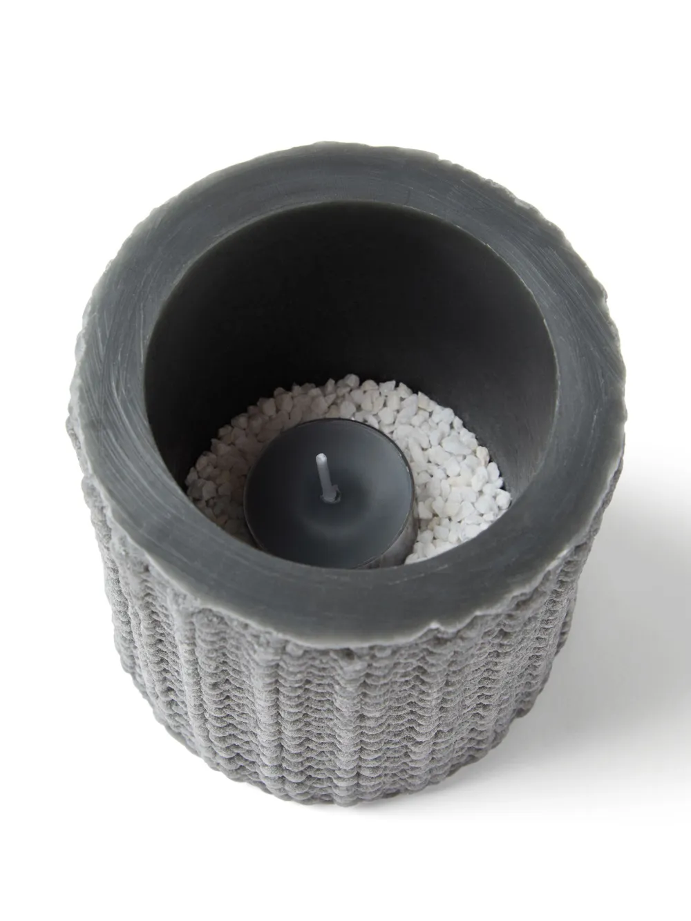 Brunello Cucinelli Wax Candle Lantern In Grey