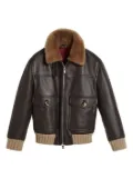 Brunello Cucinelli Kids Aviator jacket - Brown