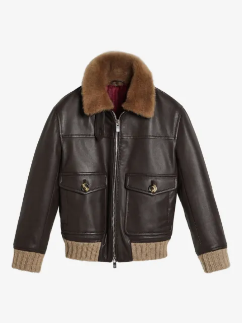 Brunello Cucinelli Kids Aviator jacket