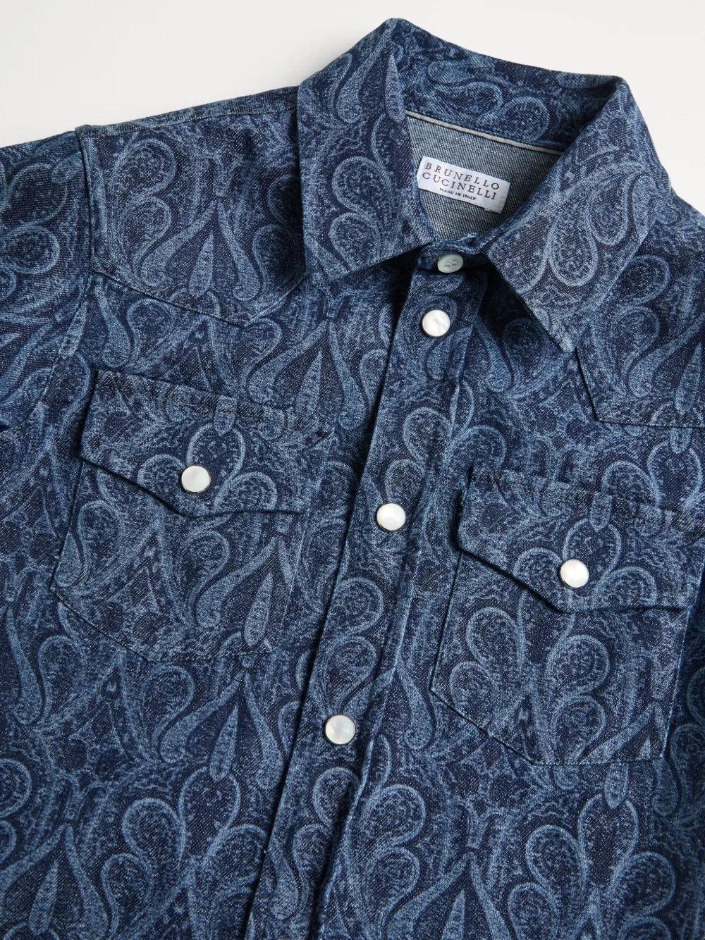 Brunello Cucinelli Kids Shirt met lange mouwen Blauw