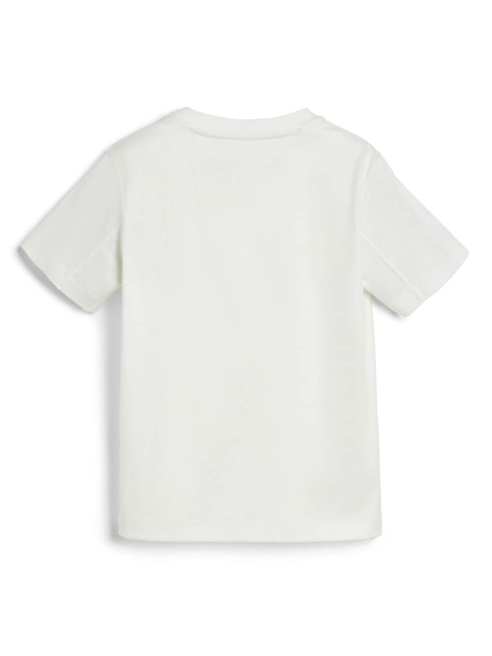 Brunello Cucinelli Kids printed cotton T-shirt - Wit