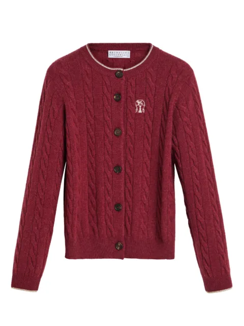 Brunello Cucinelli Kids cable-knit cardigan
