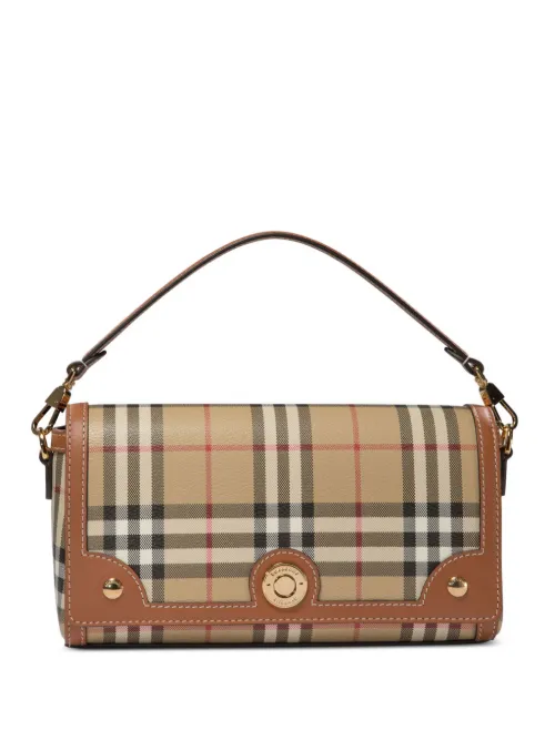Sac porté épaule à plaque Vintage Check - Burberry - Modalova