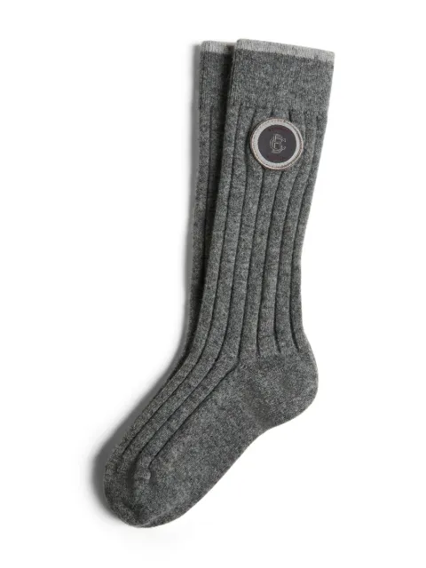 Brunello Cucinelli Kids cashmere rib-knit socks