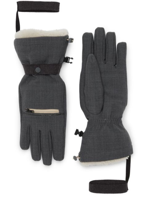 Brunello Cucinelli Tropical Luxury wool gloves Women