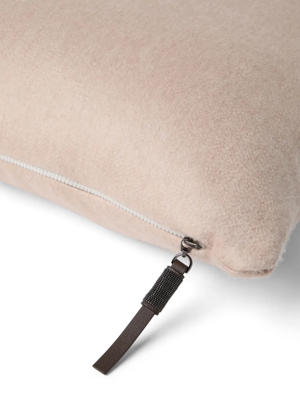 Brunello Cucinelli Cashmere Pillow In Neutrals