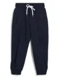 Brunello Cucinelli Kids drawstring track pants - Blue
