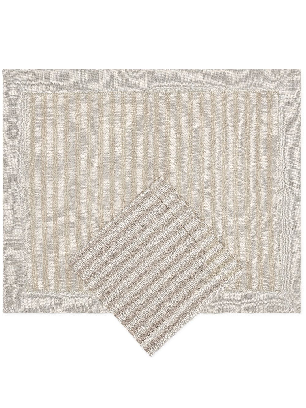 Brunello Cucinelli placemat and napkin set Men