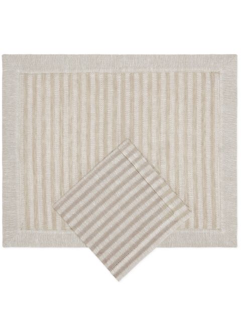 Brunello Cucinelli placemat and napkin set Men