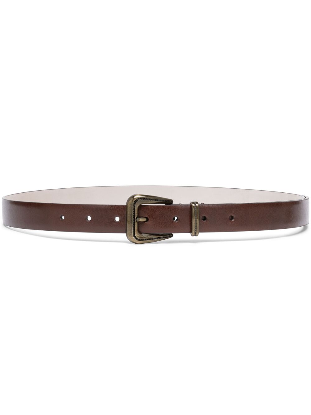 Brunello Cucinelli Leren riem Bruin