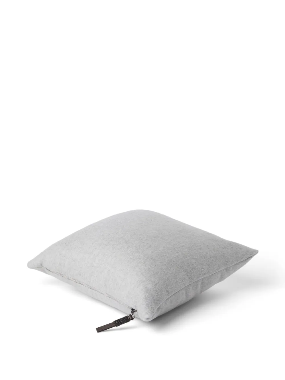 Brunello Cucinelli Cashmere Pillow In Grey