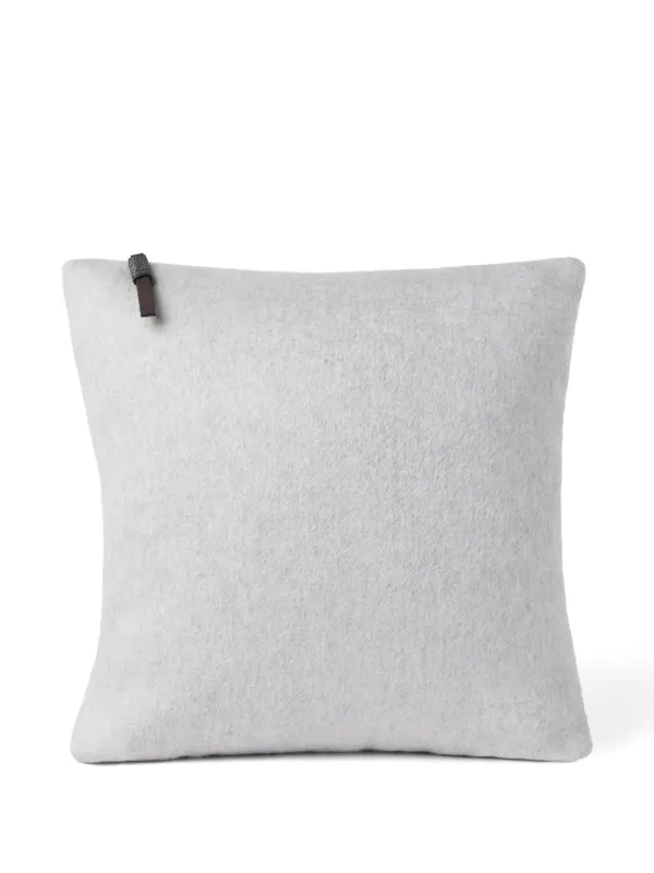 ブルネロクチネリカシミアクッション Brunello Cucinelli カシミア ピロー | グレー | FARFETCH JP