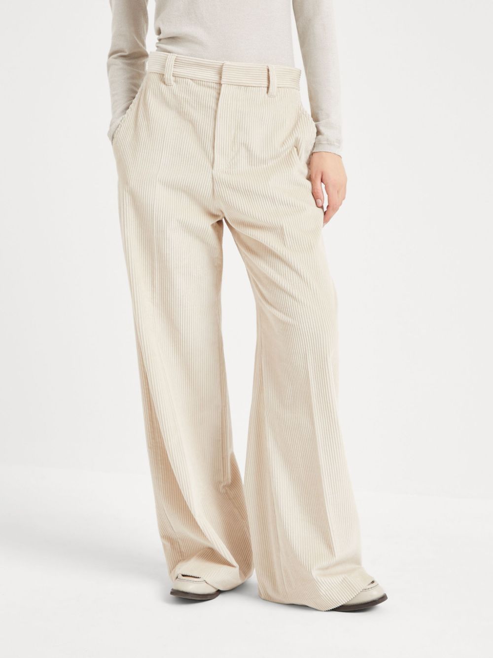 Cheap ETRO corduroy wide-leg trousers Women