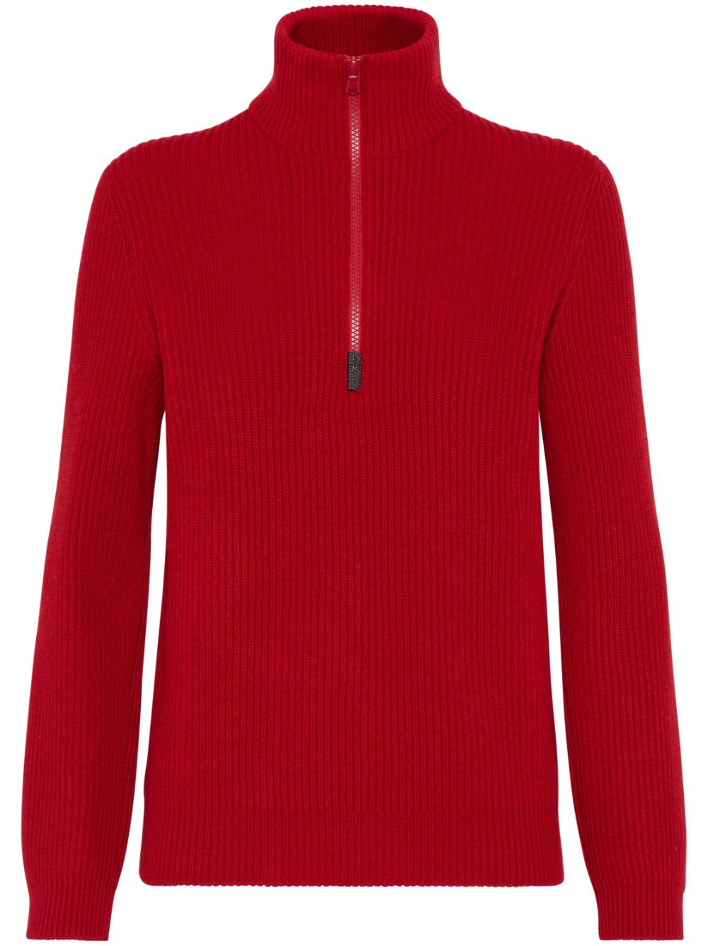 Get the best online deals Brunello Cucinelli ribbed knit cashmere sweater Women