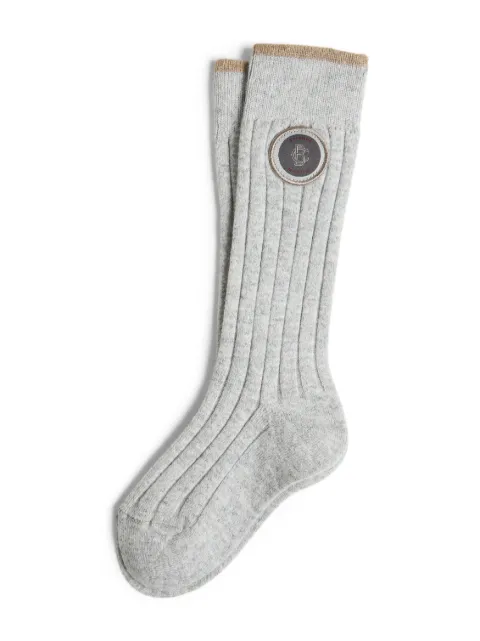 Brunello Cucinelli Kids cashmere rib-knit socks