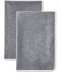 Brunello Cucinelli logo-embroidered towel (set of two) - Grey