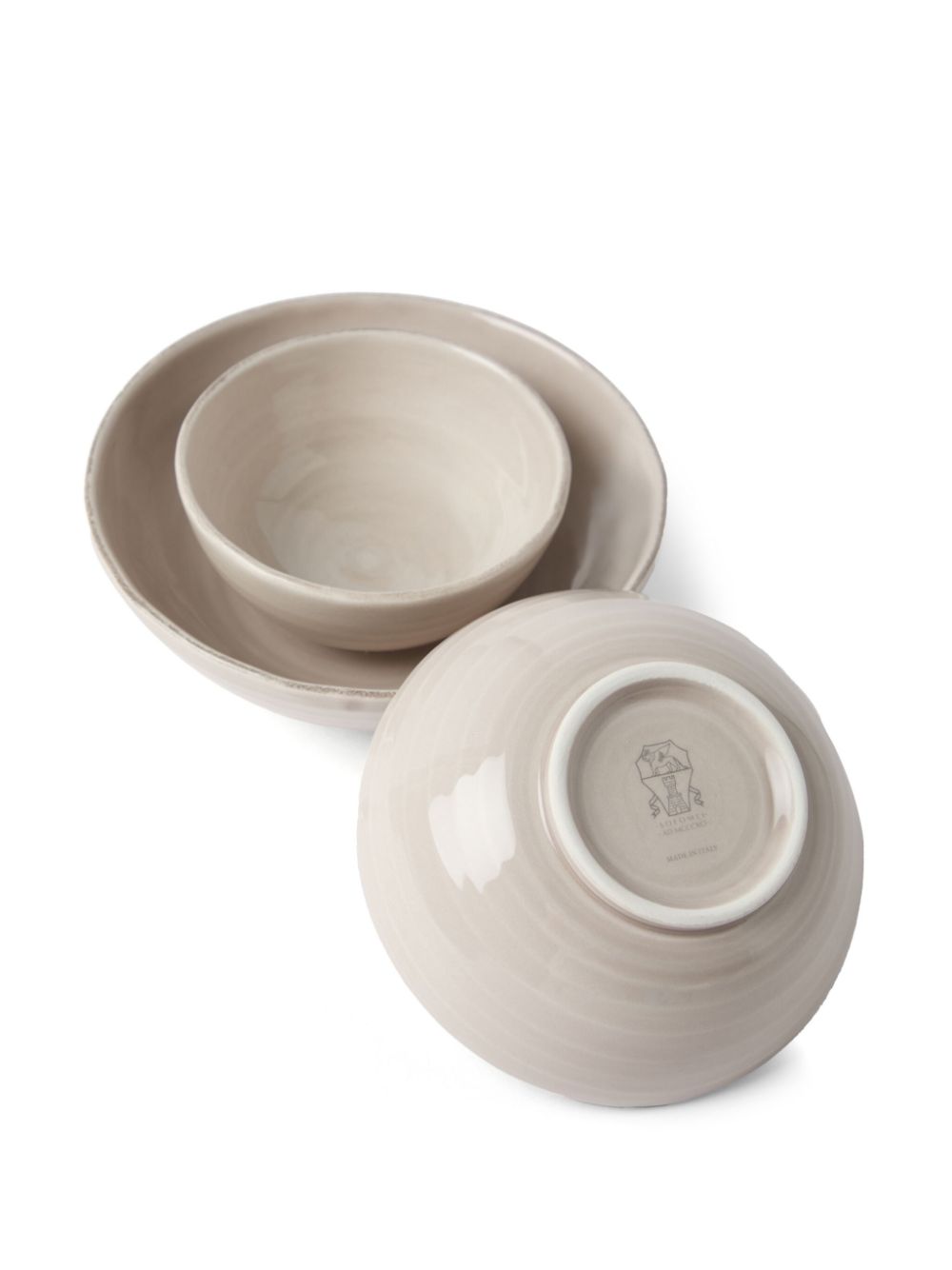 Brunello Cucinelli ceramic bowls (set of three) Men