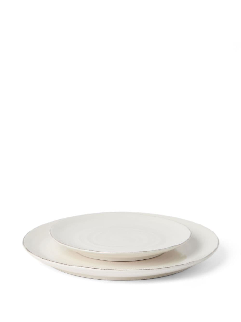 Brunello Cucinelli Tradition plate set (set of two) - Wit