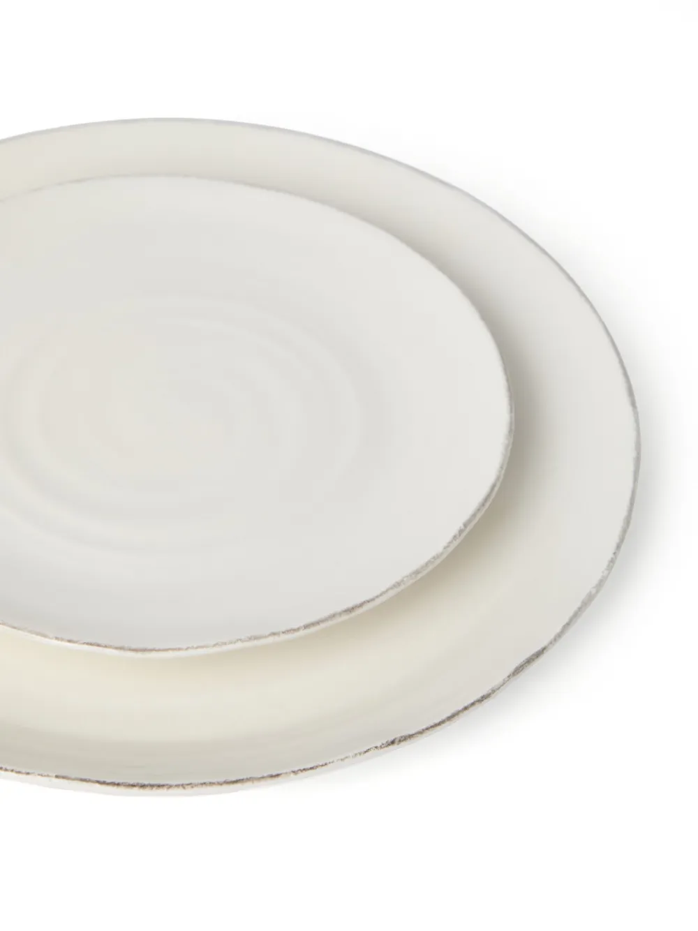 Brunello Cucinelli Tradition Plate Set (set Of Two) In White