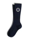 Brunello Cucinelli Kids cashmere rib-knit socks - Blue