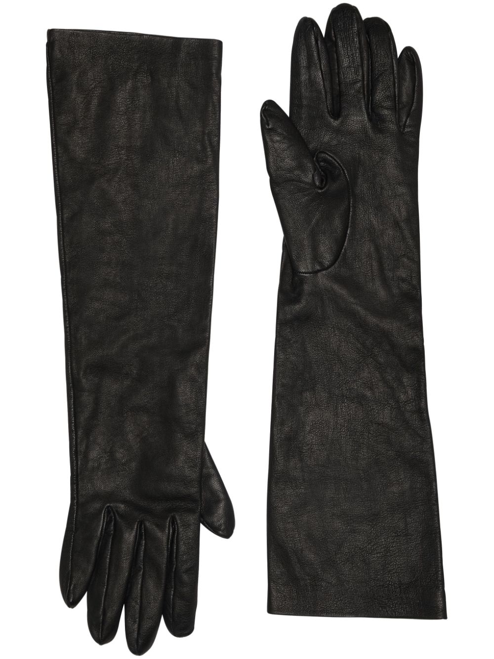 Brunello Cucinelli leather gloves - Black