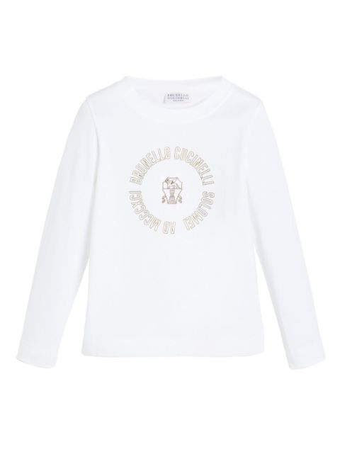 Brunello Cucinelli Kids printed T-shirt