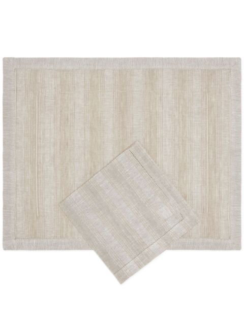 Brunello Cucinelli placemat and napkin set Men