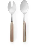 Brunello Cucinelli steel salad serving cutlery (set of two) - Silver