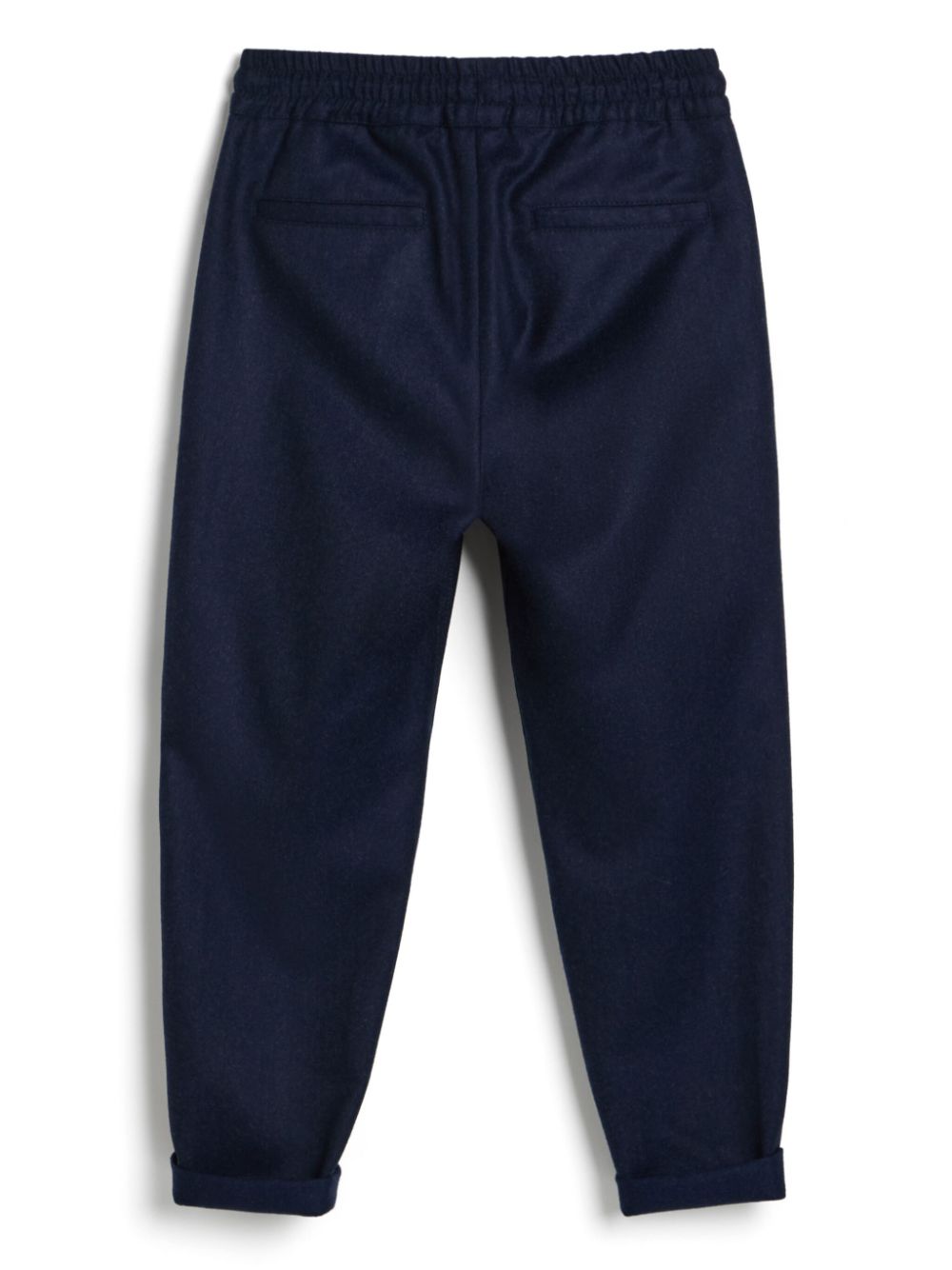 Brunello Cucinelli Kids wool track pants - Blauw