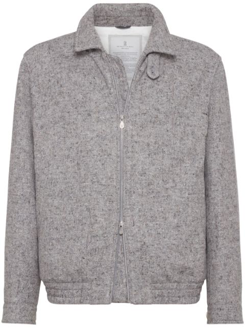 Brunello Cucinelli padded bomber jacket Men