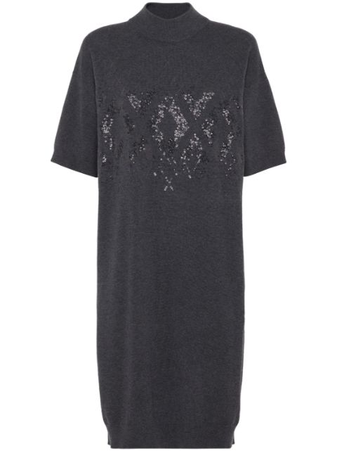 Brunello Cucinelli sequin-embellished midi dress Women