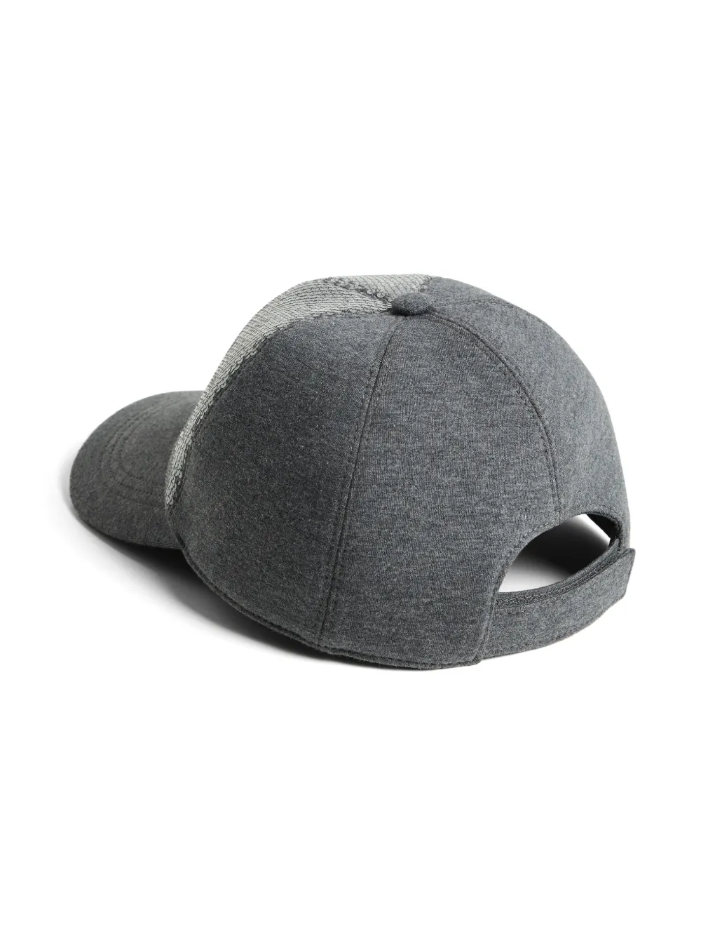 Brunello Cucinelli Kids sequin-embellished cap - Grijs