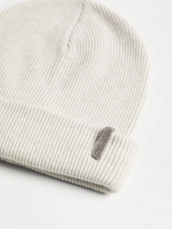 Brunello Cucinelli Kids カシミア ビーニー | ホワイト | FARFETCH JP
