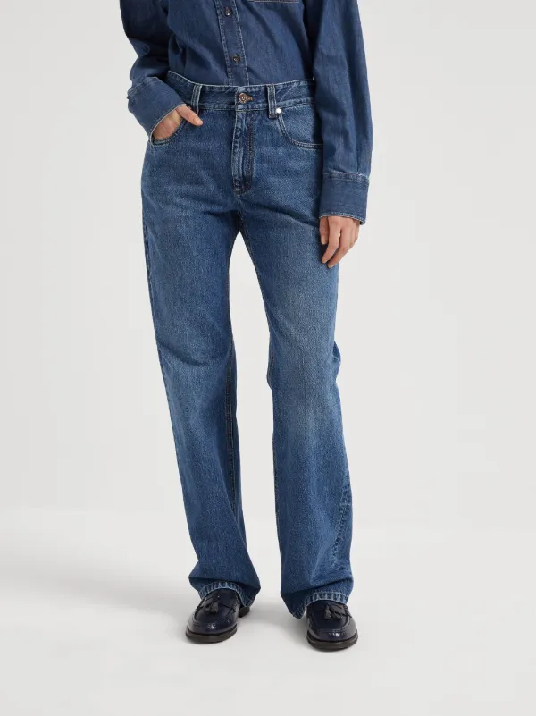 【関税込み】BRUNELLO CUCINELLI SARTORIAL SQUARE' JEANS Brunello Cucinelli Mid-Rise Straight-Fit Jeans | Harrods HK