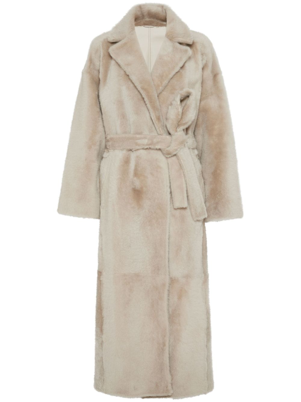 Brunello Cucinelli shearling coat - Neutrals