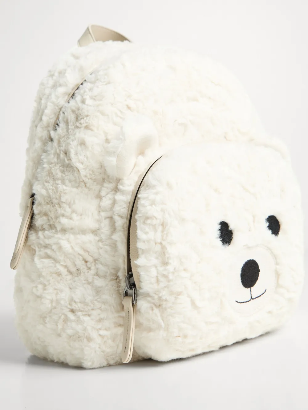 Brunello Cucinelli Kids Plush Bear rugzak Wit