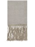 Brunello Cucinelli fringe-detail beach towel - Brown