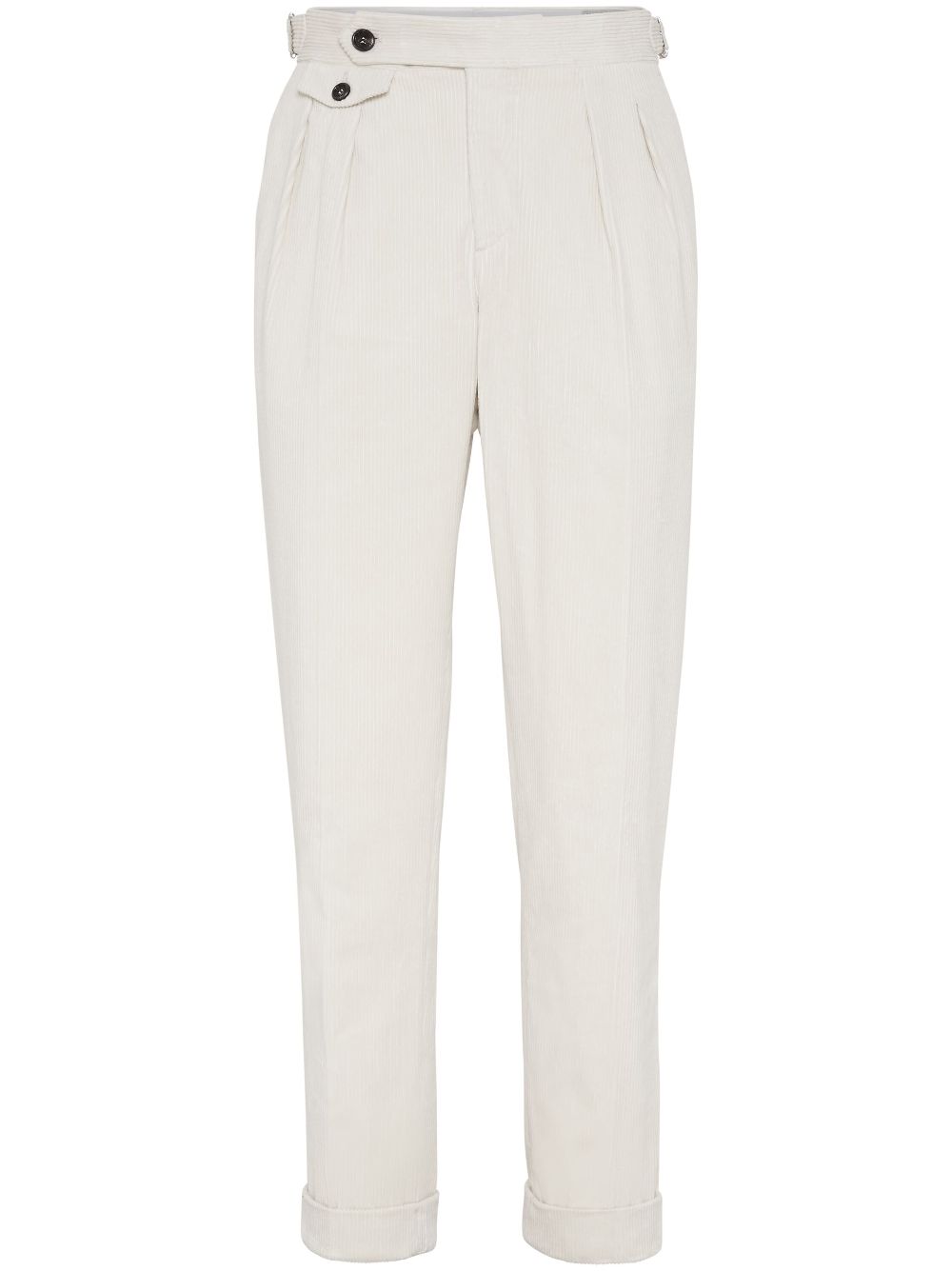 Brunello Cucinelli tailored trousers - White