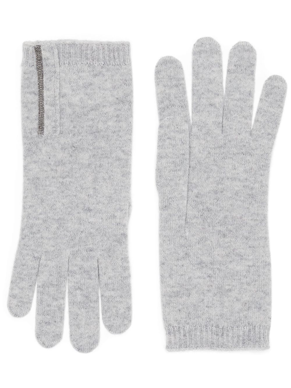 Brunello Cucinelli cashmere gloves - Grey