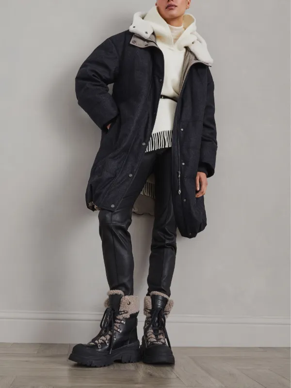 Brunello Cucinelli Panelled Ankle Boots | Black | FARFETCH Brunello Cucinelli Panelled Ankle Boots | Black | FARFETCH