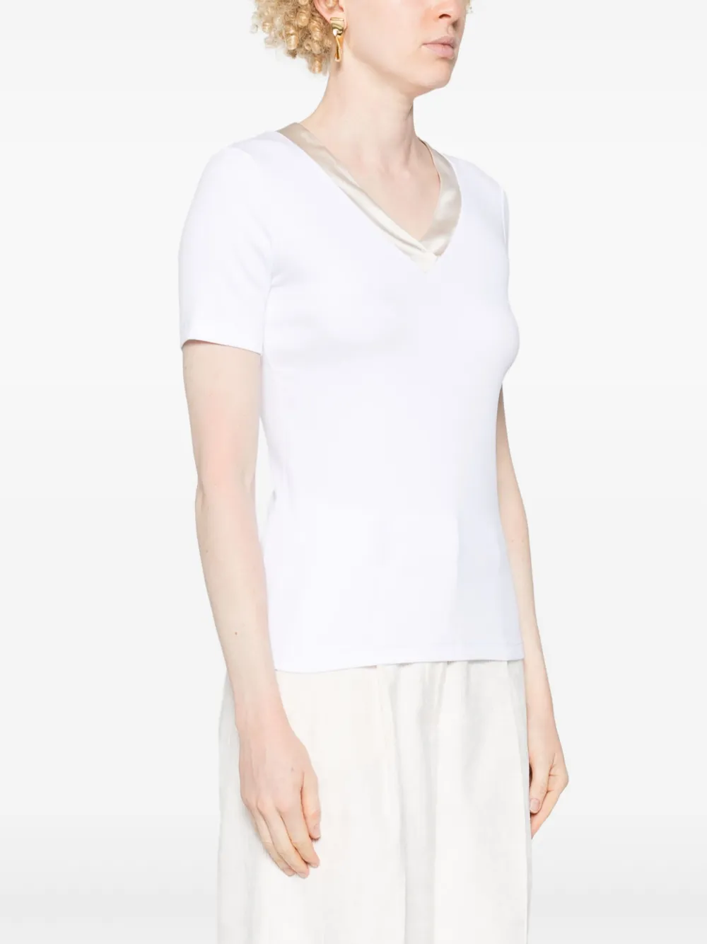knee-length chino shorts