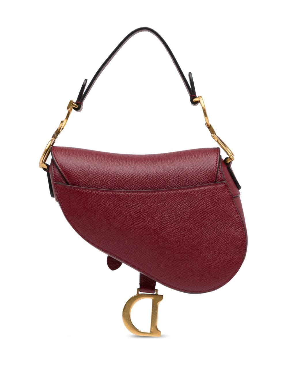 Christian Dior Pre-Owned 2019 Mini Leather Saddle Bag satchel - Rood