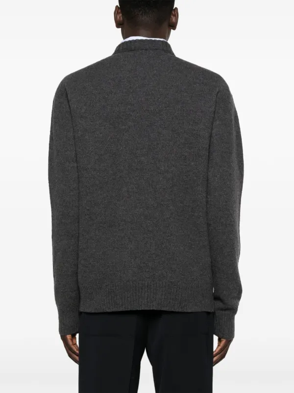 Jil Sander クルーネック セーター | グレー | FARFETCH JP