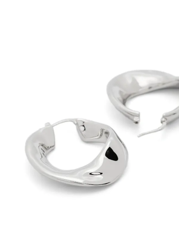 JIL SANDER シルバー フープピアス Jil Sander フープピアス