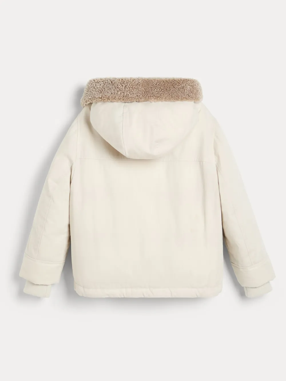 Brunello Cucinelli Kids Gewatteerd jack Beige