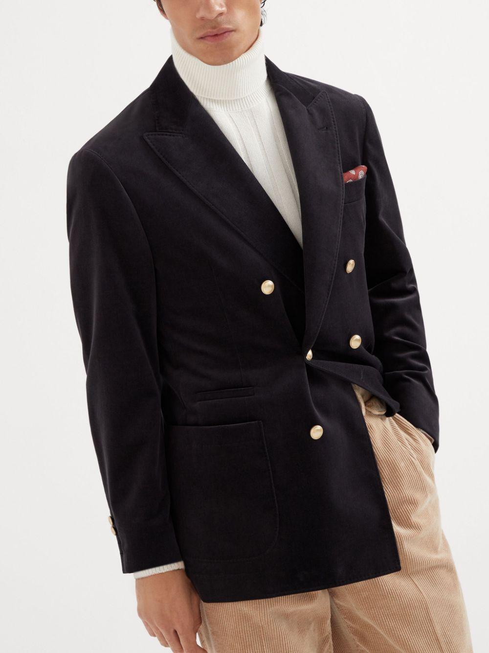 Brunello Cucinelli double-breasted blazer Men