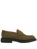 Ferragamo penny loafers - Green