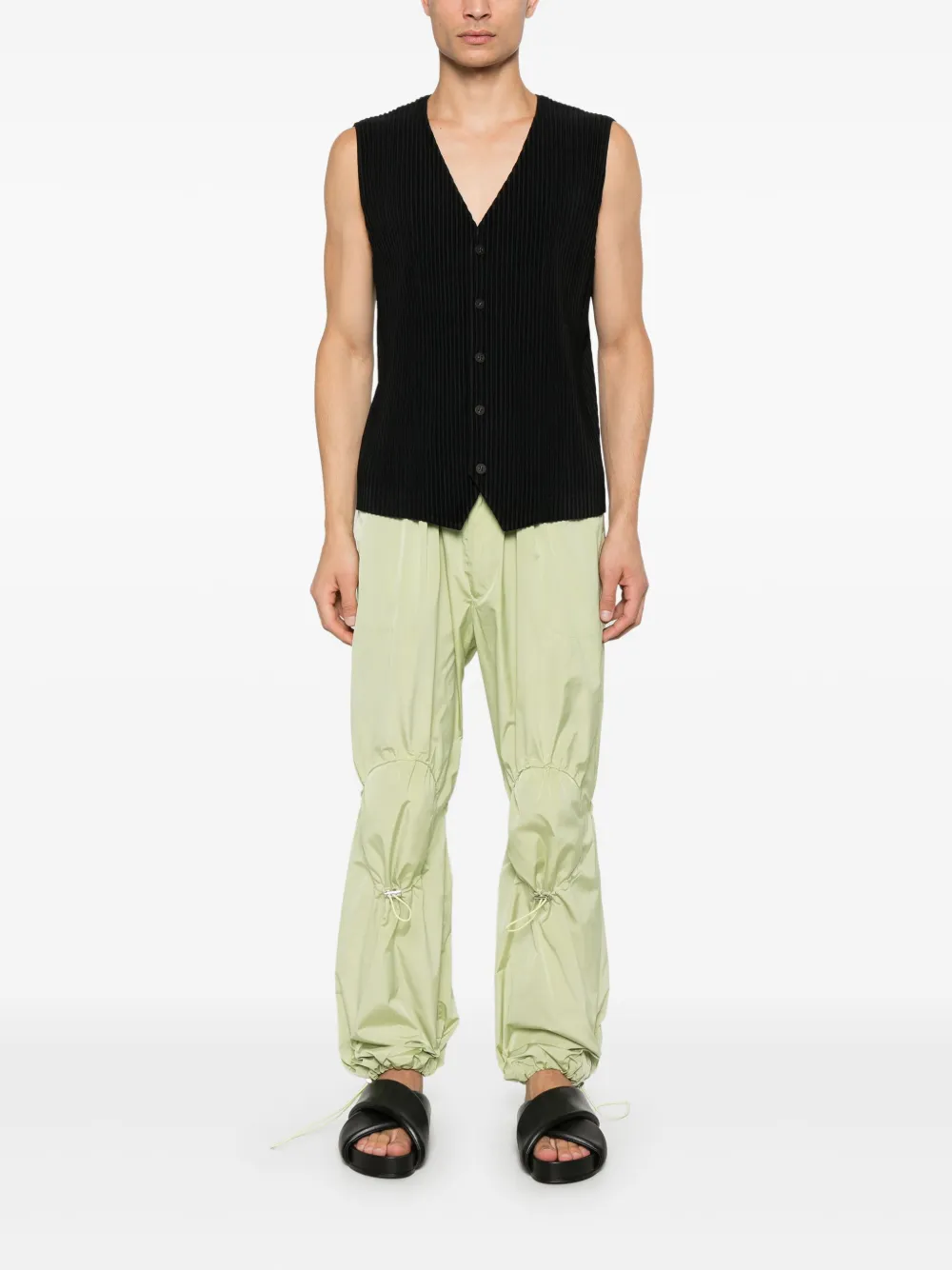 Homme Plissé Issey Miyake Basics vest - Zwart
